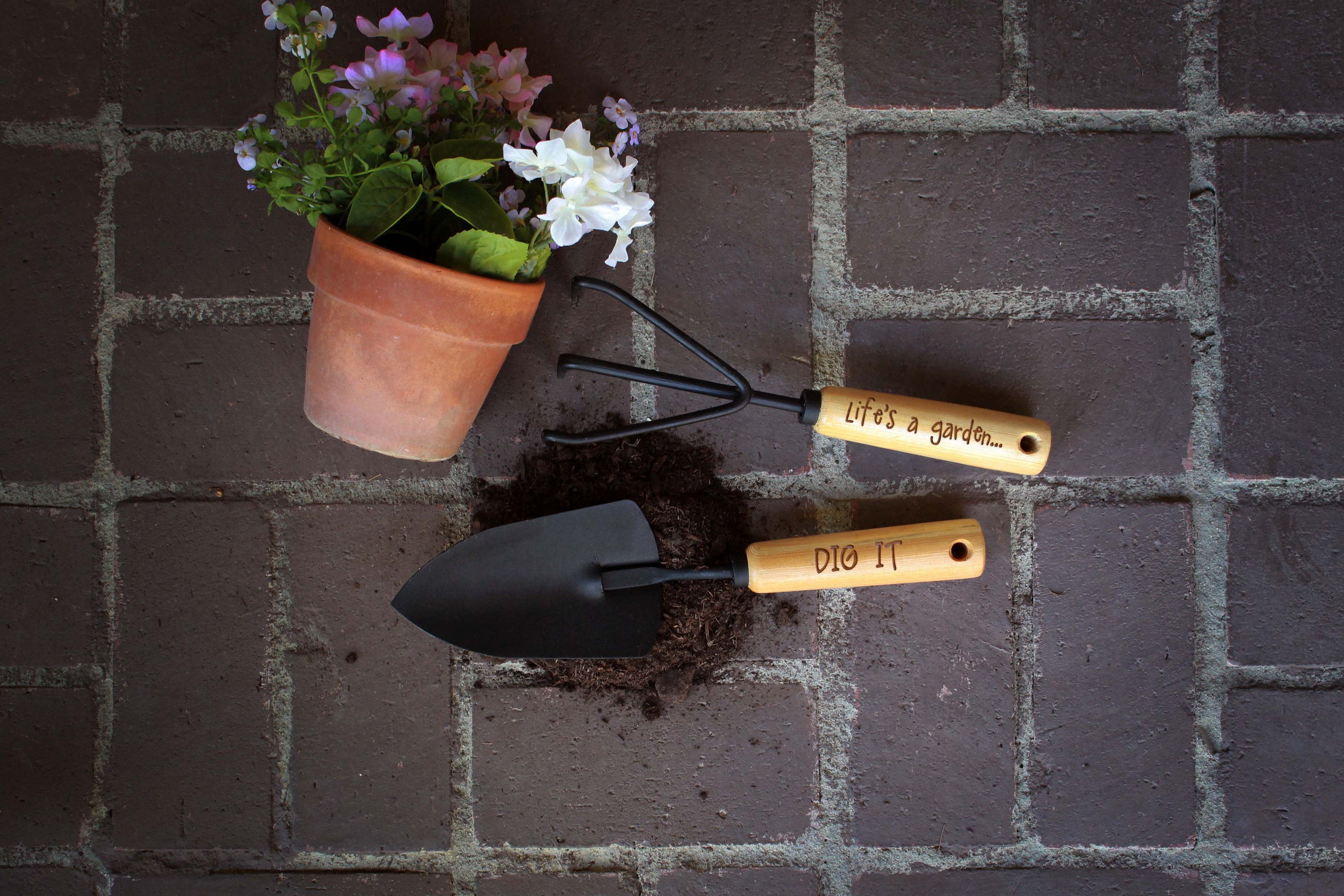 Personalized Garden Tools Gardening Zoom