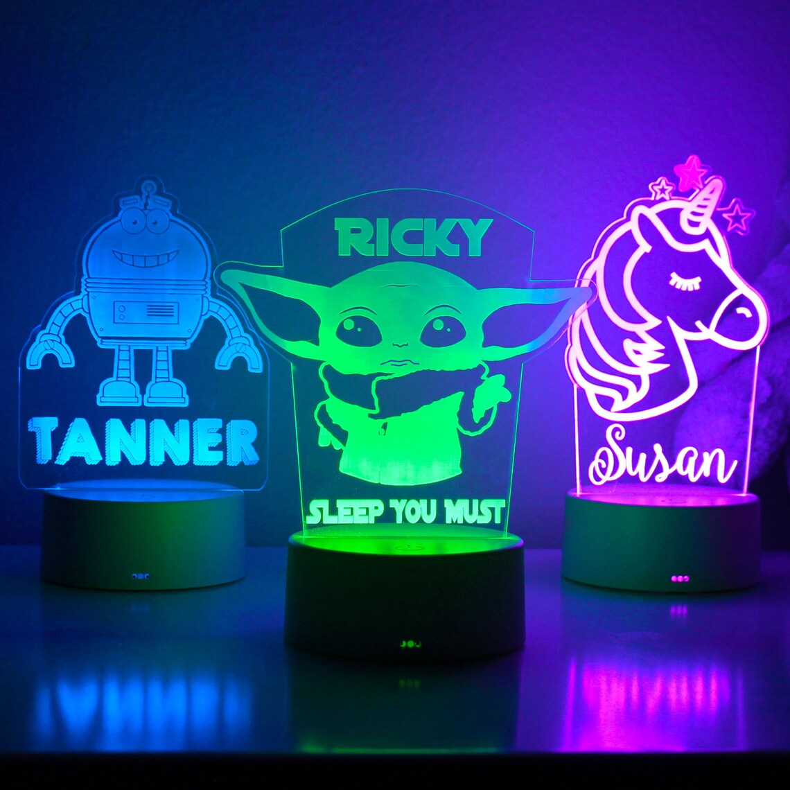 personalized baby night light
