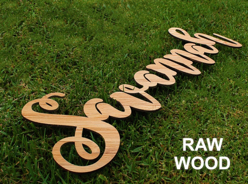 Gold Monogram Wood Hedge Wall Sign Wedding Back drop Monogram Sign Large Monogram cut outs Large Name Hedge wall Signs -SIGN-GLD-BGE
