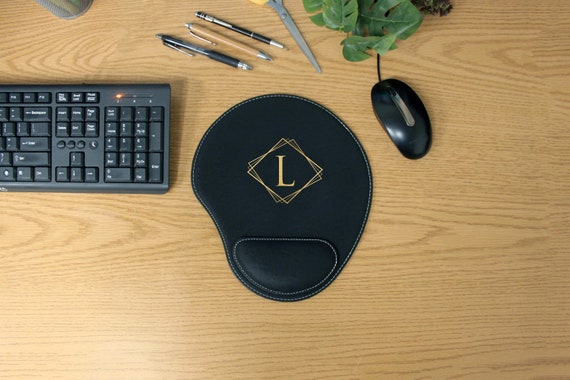 Faux Leather Mouse Pad Office Desk Pad Corporate Gift Etsy