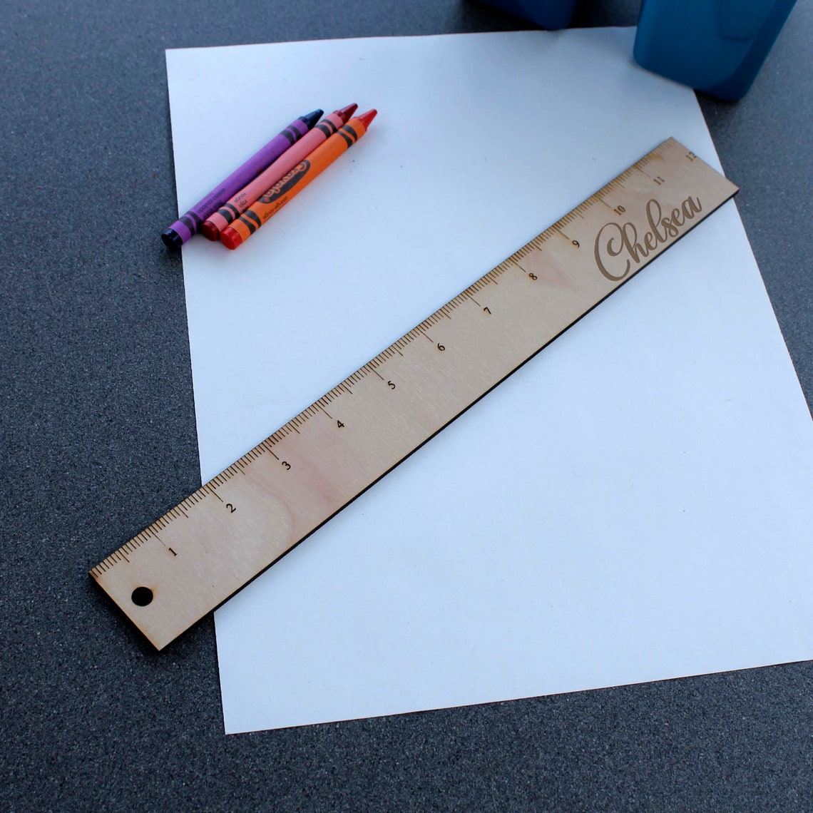 Laser Cut Ruler Personalized Ruler Engraved Ruler Wood Etsy