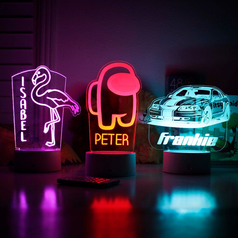 Personalized Spiderman Kid Night Light Spiderman Children/'s Light Boy/'s Room --NL-ACR-SPIDERMAN Kid/'s Bedroom Spiderman Night Light