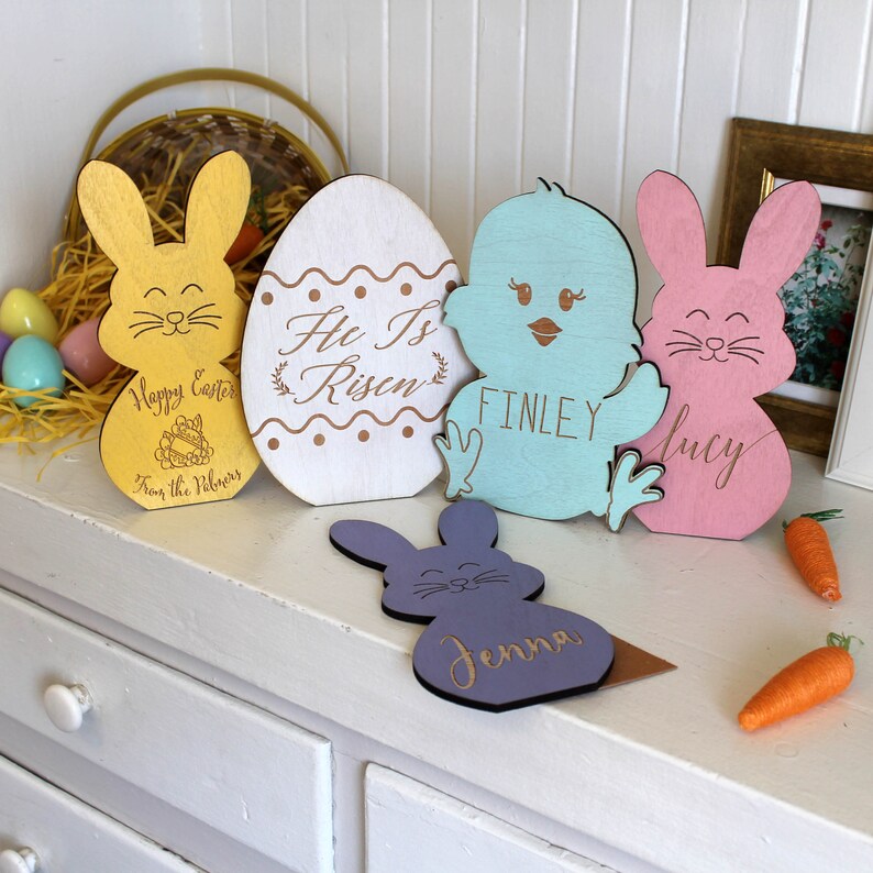 Personalized Easter Decoration Custom Easter Decor Family Etsy