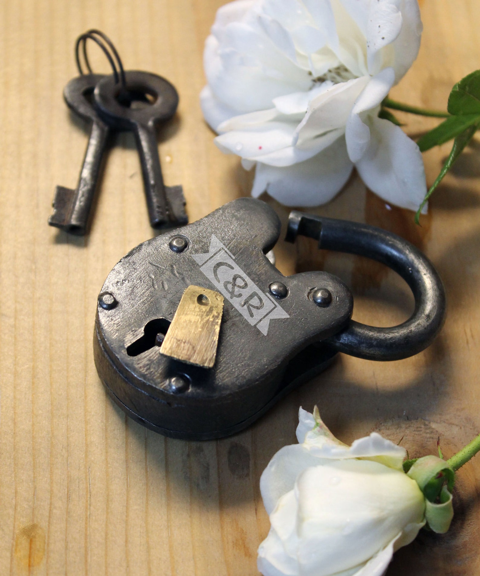 Custom Love Lock Personalized Engraved Love Lock Antique Etsy