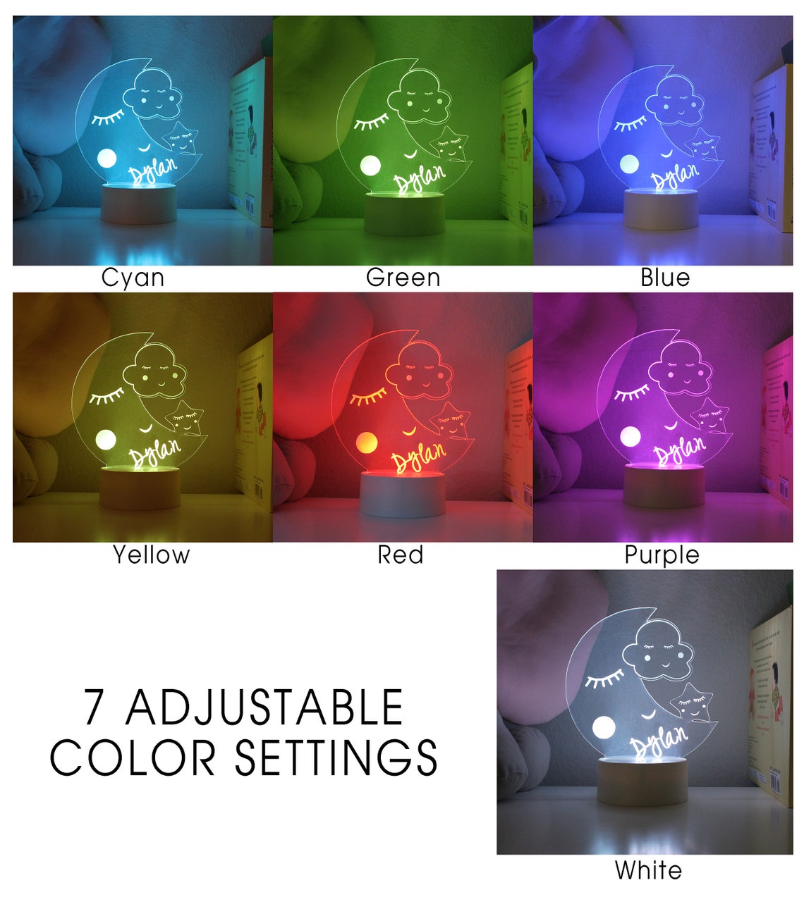 t rex night light