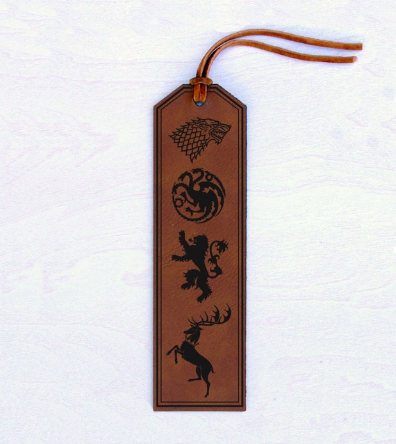 Marque-page inspir/é de Game of Thrones Cadeau grav/é