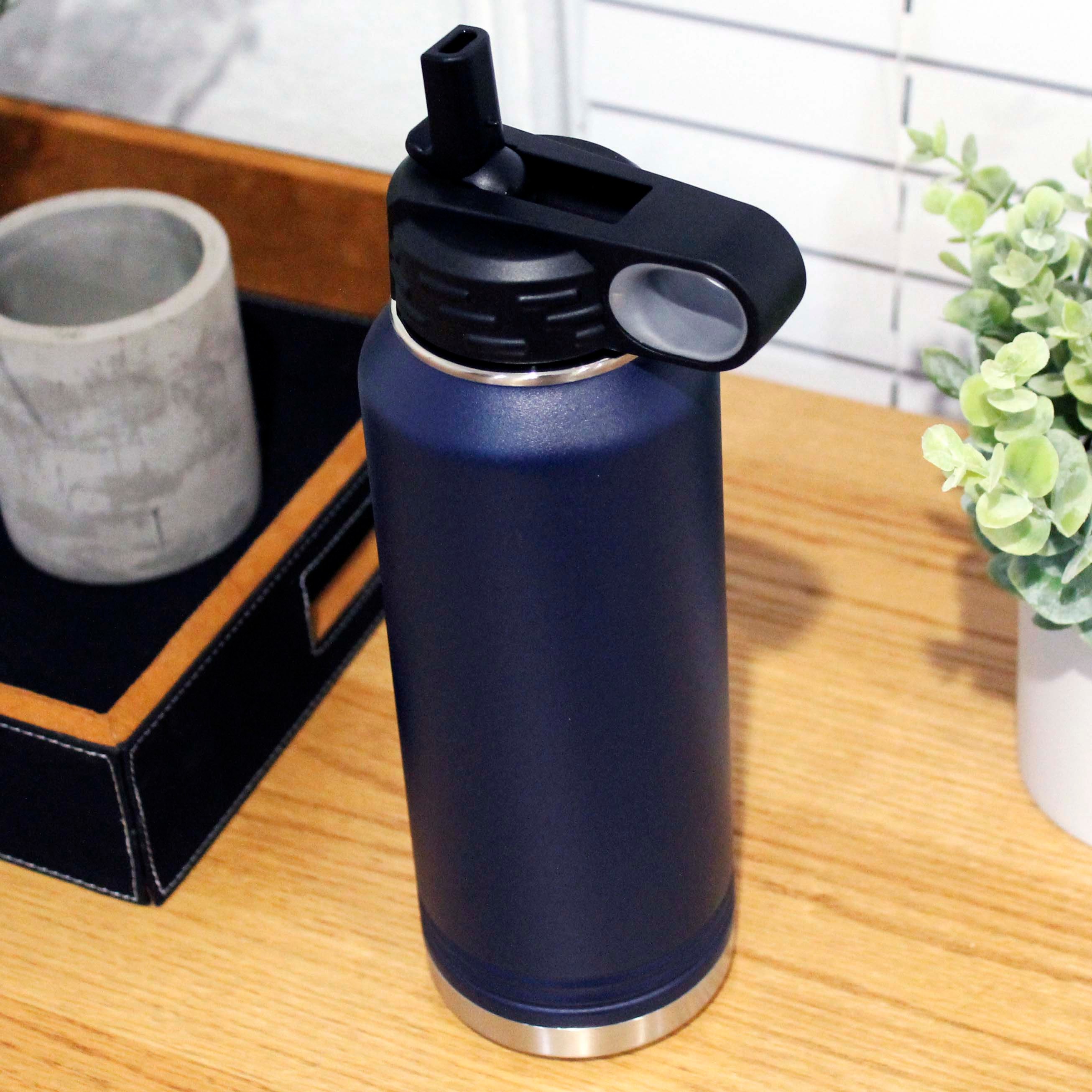 Personalized Metal Insulated Water Bottle Engraved Metal Etsy