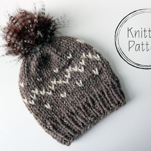 PATTERN - BeaCapes Design Sand Harbor Beanie Knitting Pattern. Knitting Pattern for Knit Beanie Hat. PDF. Instant Download.