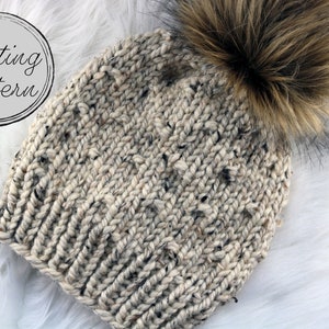 PATTERN - BeaCapes Design Dovette Beanie Knitting Pattern. Knitting Pattern for Knit Beanie Hat. PDF. Instant Download.