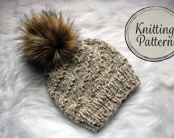 Belva Mütze Strickanleitung | Spiral-Hut (PDF Download)