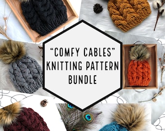 Zopfmuster-Mütze Musterpaket – Gemütliches Zopfmuster-Design (PDF)