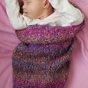 PATTERN BeaCapes Design Baby Cocoon Knitting Pattern. Knitting Pattern for Knit Newborn Baby Cocoon. PDF. Instant Download. image 4