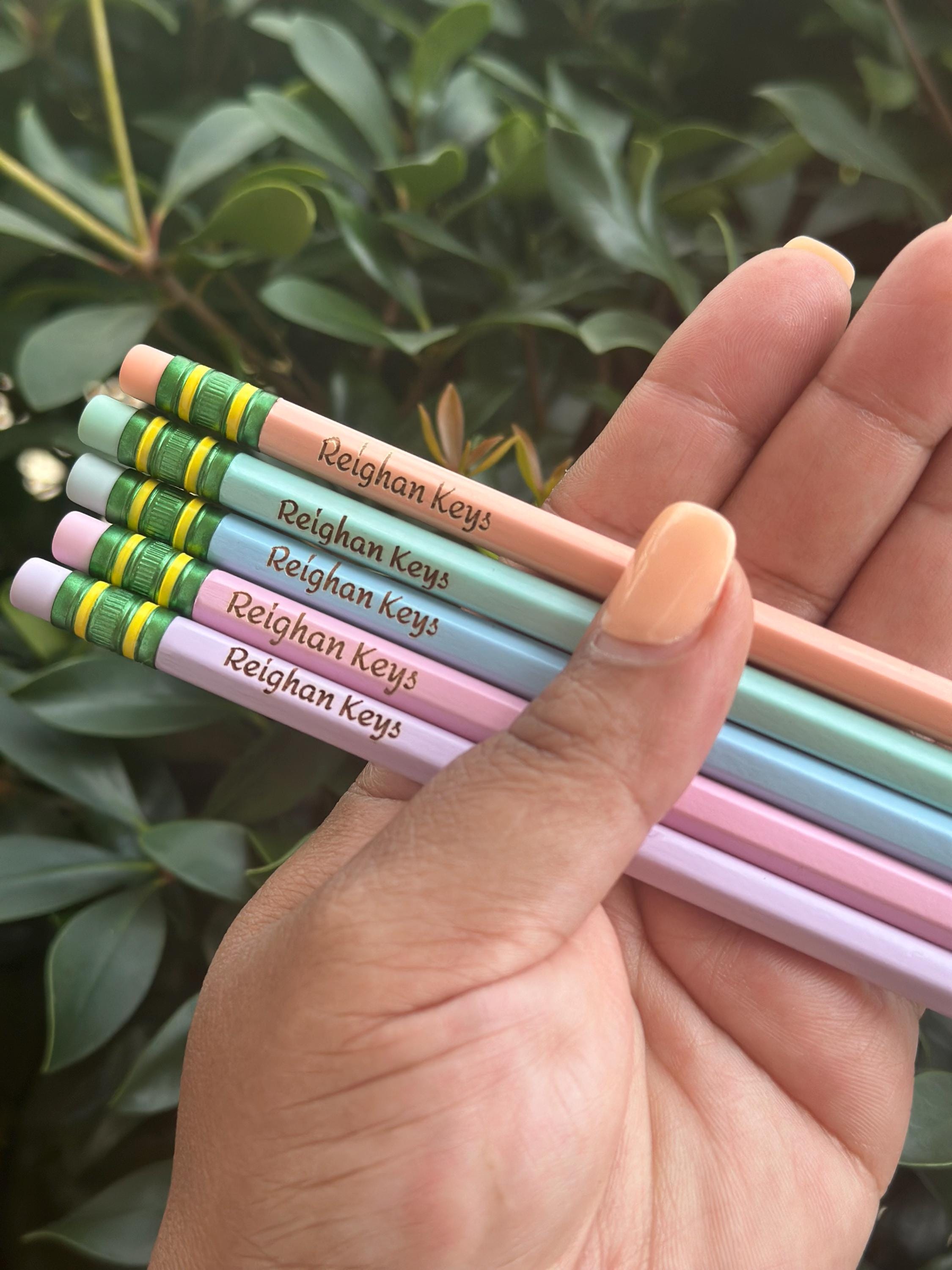 Custom Ticonderoga Pencils – Personalized Teacher, Nurse & Student Gifts | Engraved number 2 Pencils