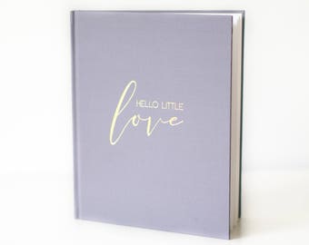 Gender Neutral Baby Book - Grey - Pregnancy Baby Journal - Newborn Baby Gift - First Five Years - First Year - Baby Shower - Milestone - Mom