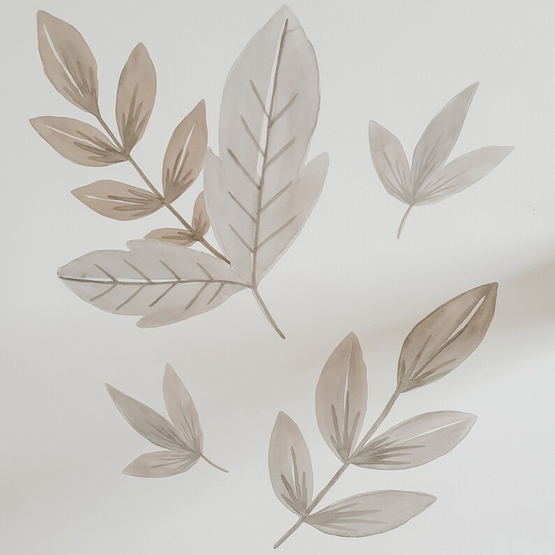 Greenery Fabric Wall Sticker Wall Decals Removable and Etsy