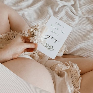 Lush Pregnancy Milestone Cards - Baby Gift - Mom To Be - Pregnancy Gift - Newborn Baby
