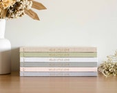 Baby Book - Baby Journal - Hello Little Love - Newborn Baby - First Five Years - Baby Gift - Memory Book