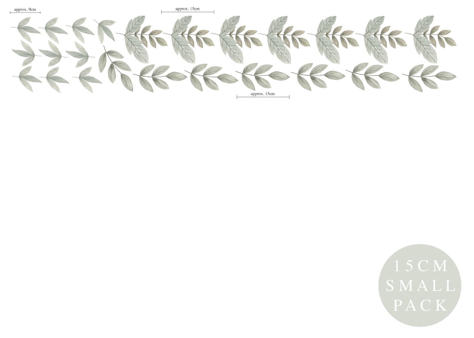 Greenery Fabric Wall Sticker Wall Decals Removable and Etsy