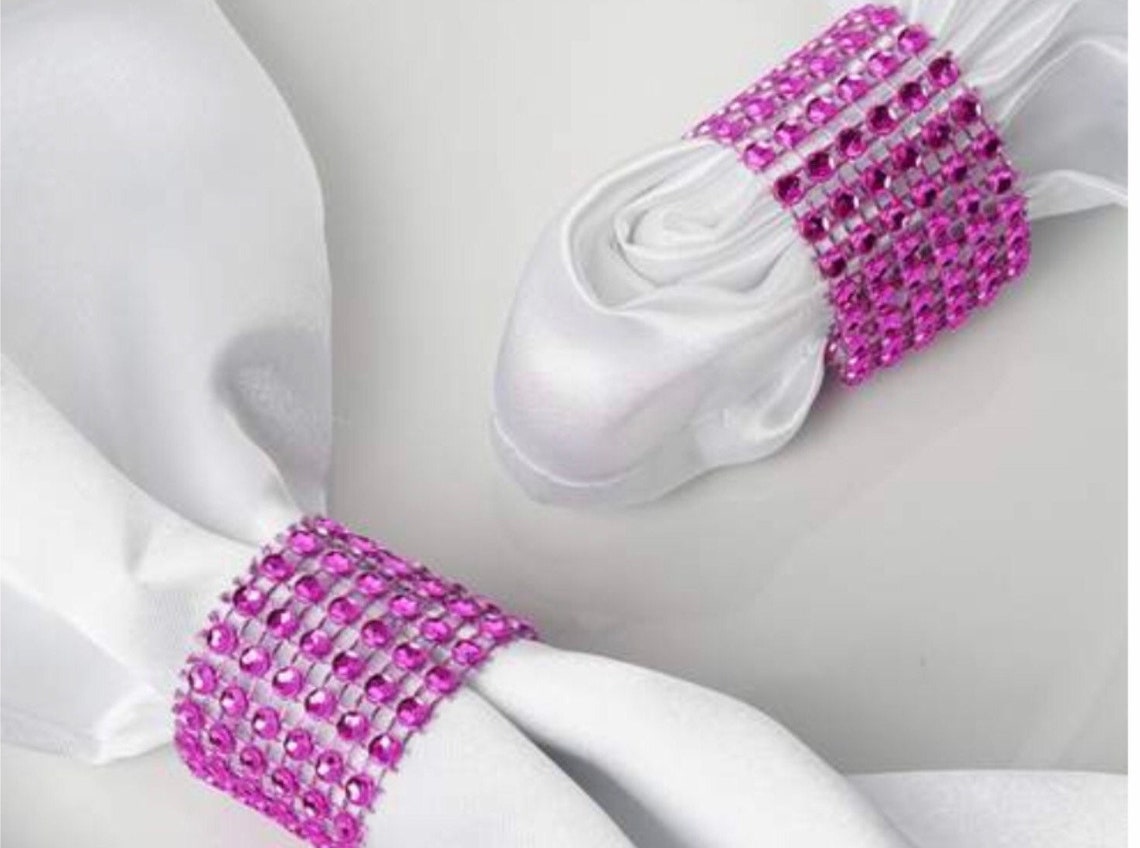 Wedding napkin rings beautiful elegant wedding tabletop Etsy