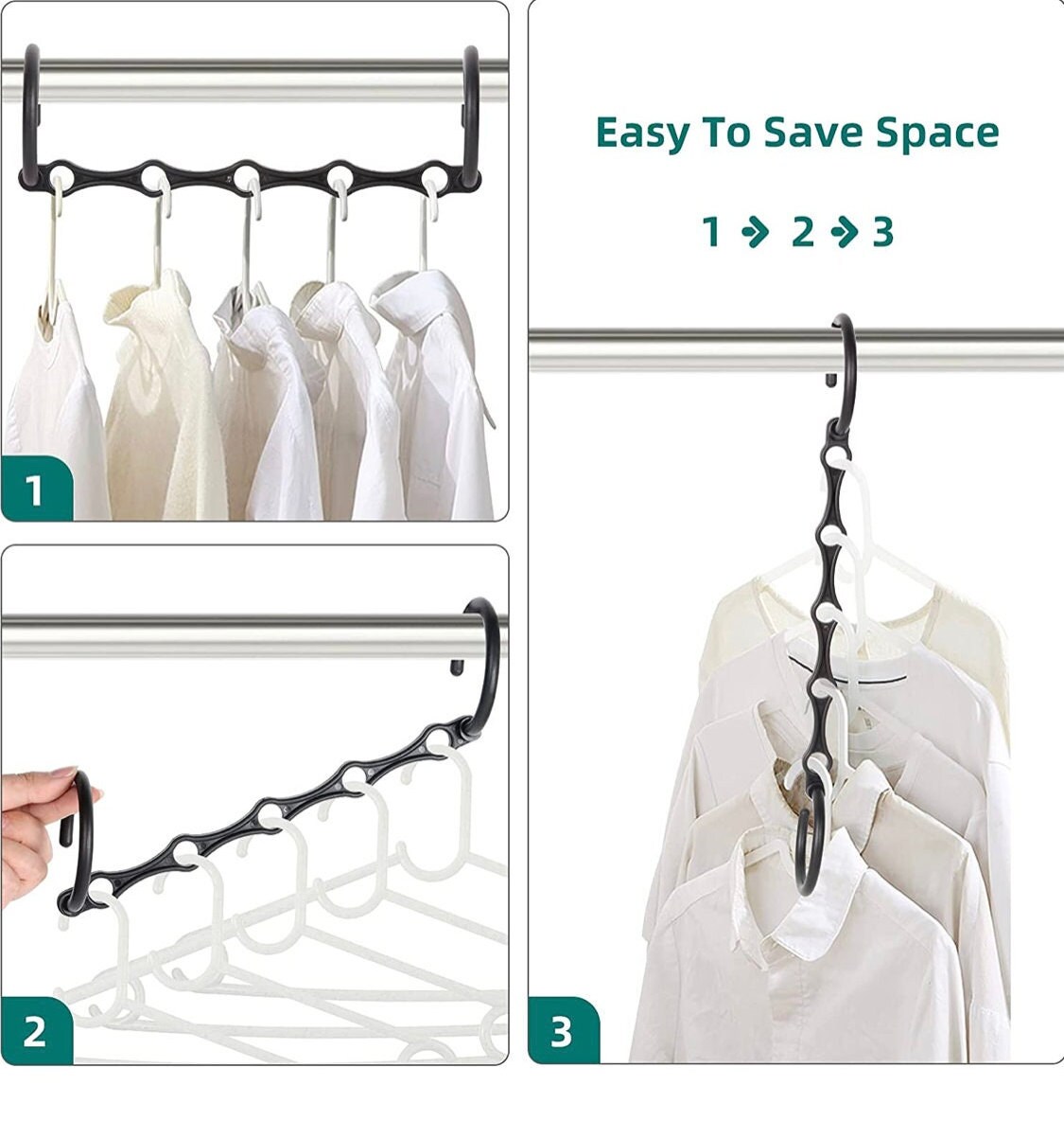 Space Saving Hangers Choose Your Quantity From the Dropdown Etsy