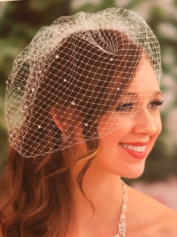 bridal net veil