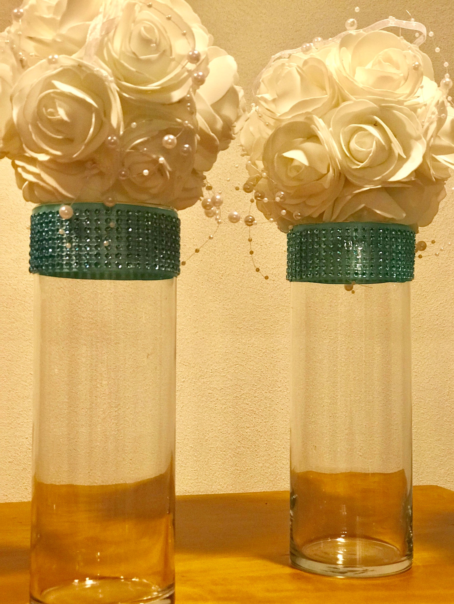 Centerpieces Cylinder Vases 6 Vases in Your Choice of Etsy