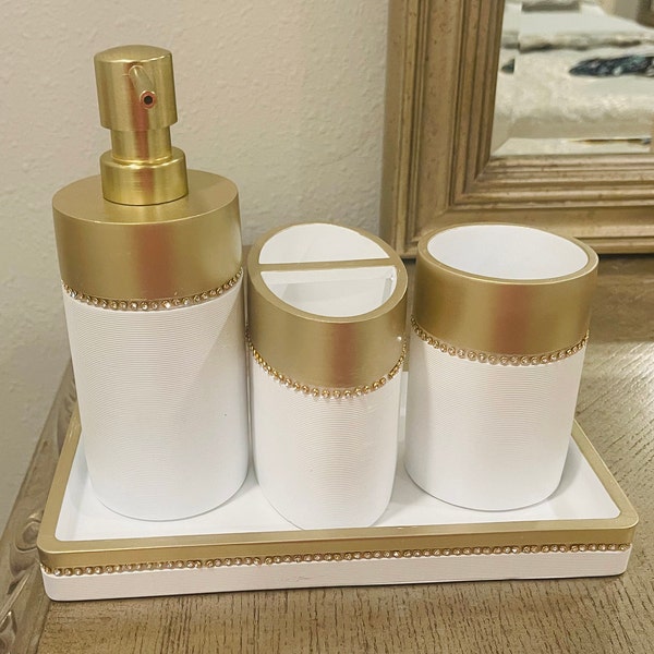 Gold Bathroom Accessories - Etsy