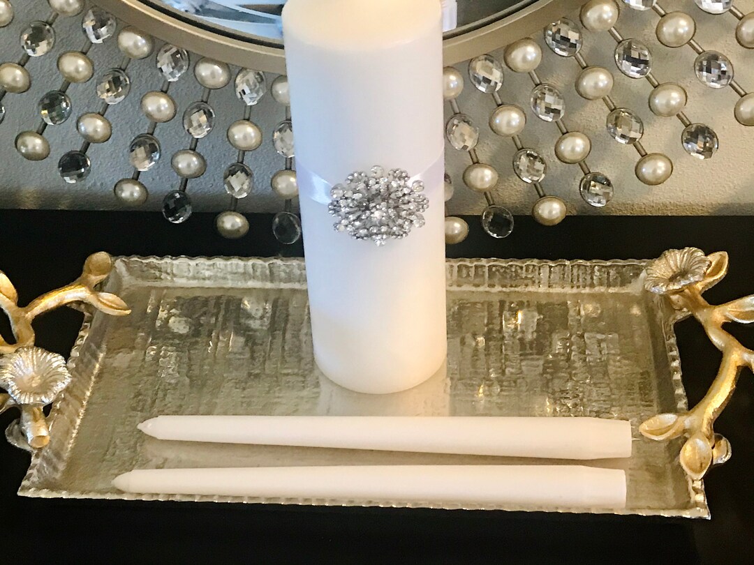 Unity Candle Set Includes Pilar Candle and 2 Taper Candles. Etsy