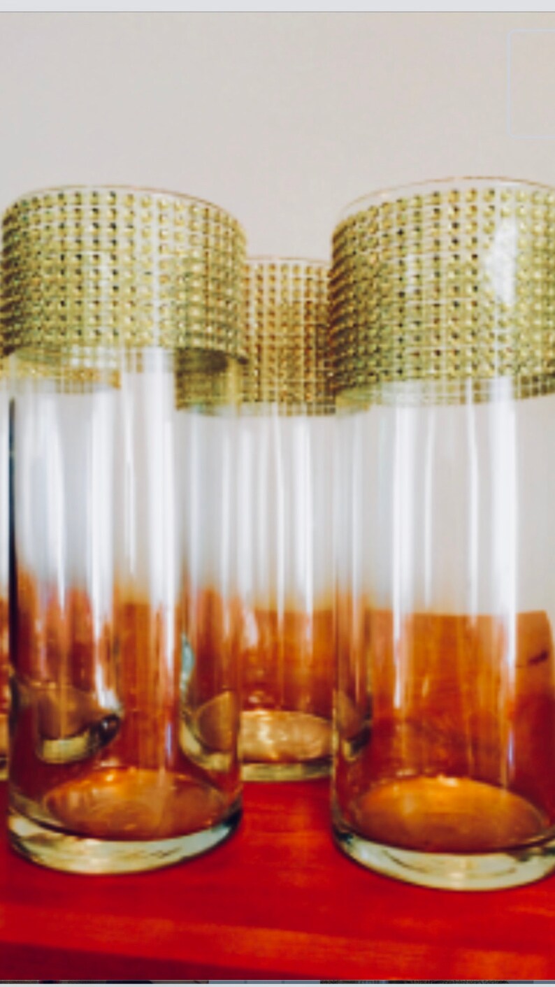 6 Centerpieces Cylinder Vases With Sparkling Champagne Etsy