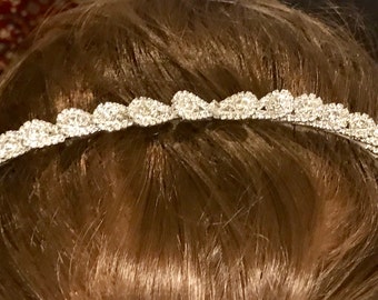 Gorgeous sparkly wedding Bridal hair tiara, rhinestone headband wedding hair jewelry bridesmaids hair prom hair, Wedding Veil hair accessory