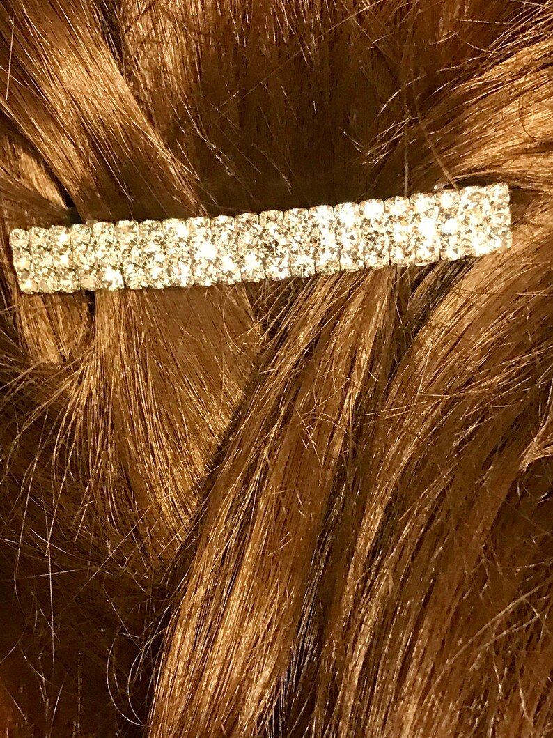 Gorgeous Sparkly Bridal Hair Barrette Brides Wedding Etsy