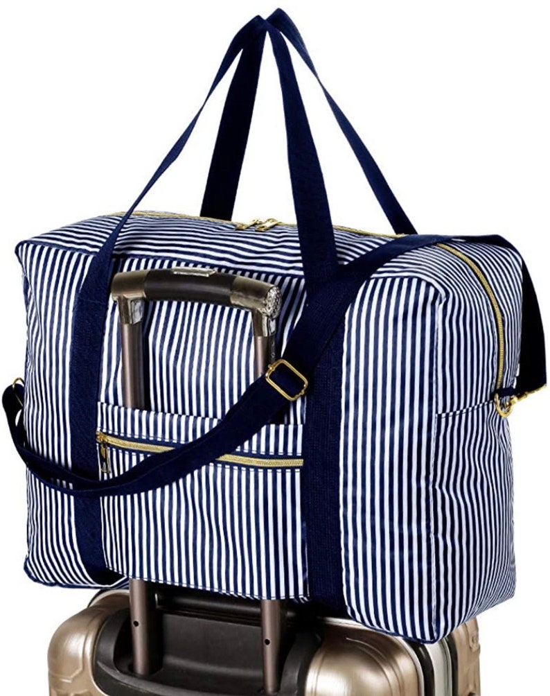 Large Duffle Travel Bag Fits Under Airline Seat Slides Over Etsy