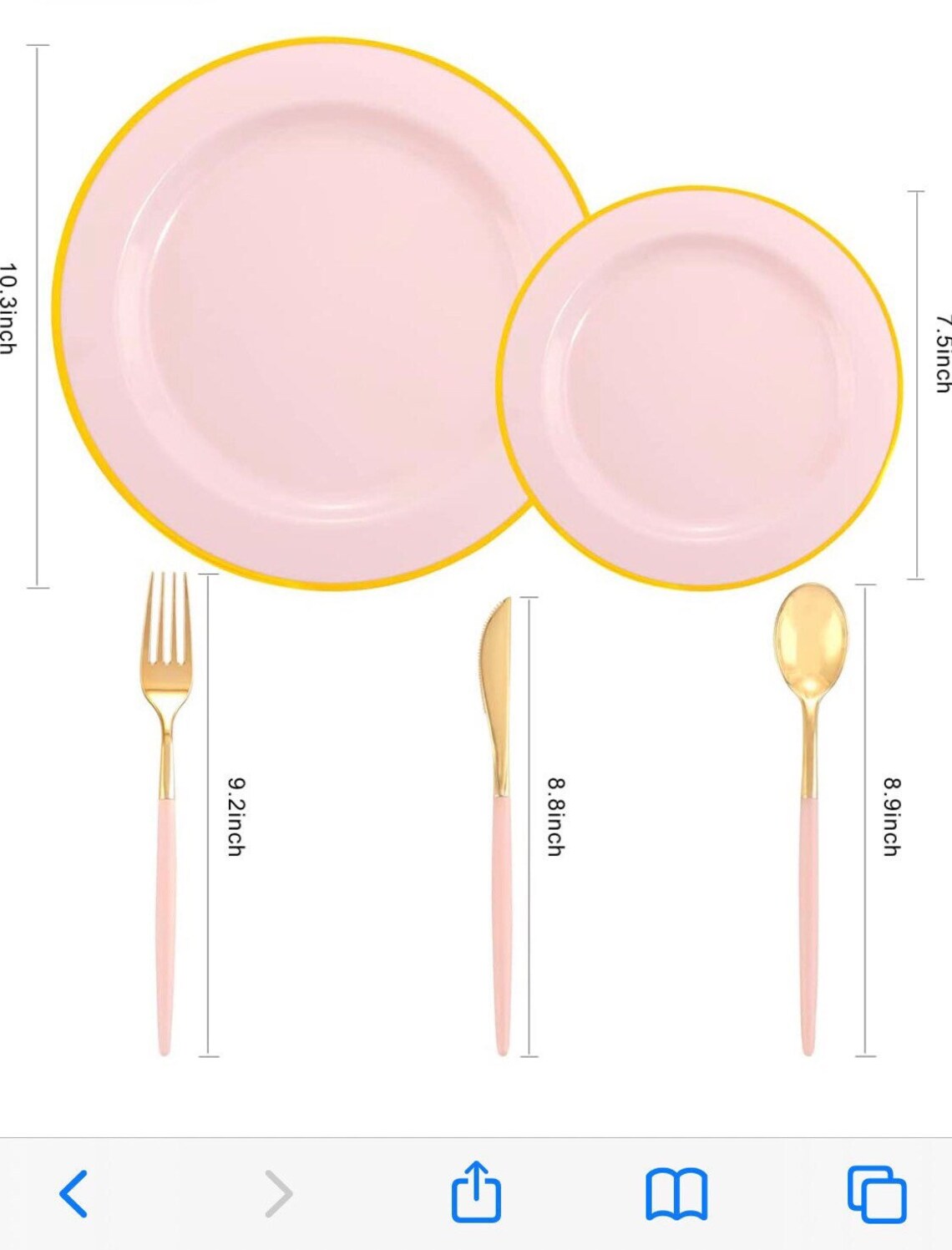 Disposable Pink Plastic Dinnerware 120 Piece Set 24 of Each Etsy
