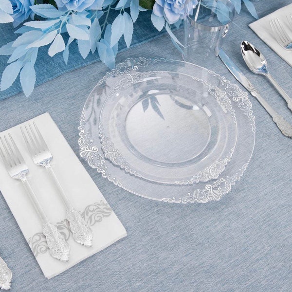 Elegant Disposable Dinnerware Etsy