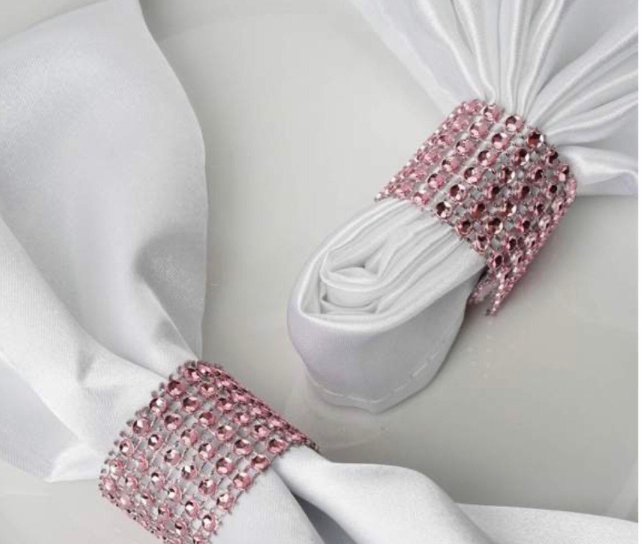 Wedding Napkin Rings Beautiful Elegant Wedding Tabletop Etsy