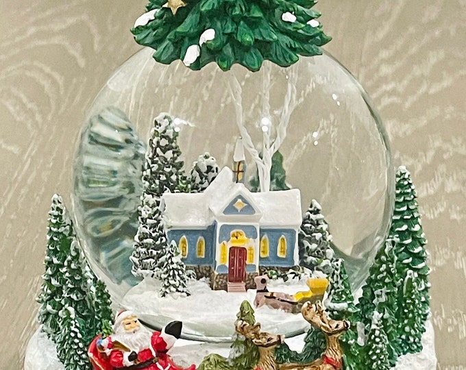 Large Christmas Musical Snow Globe, Commemorates 2023 Beautiful