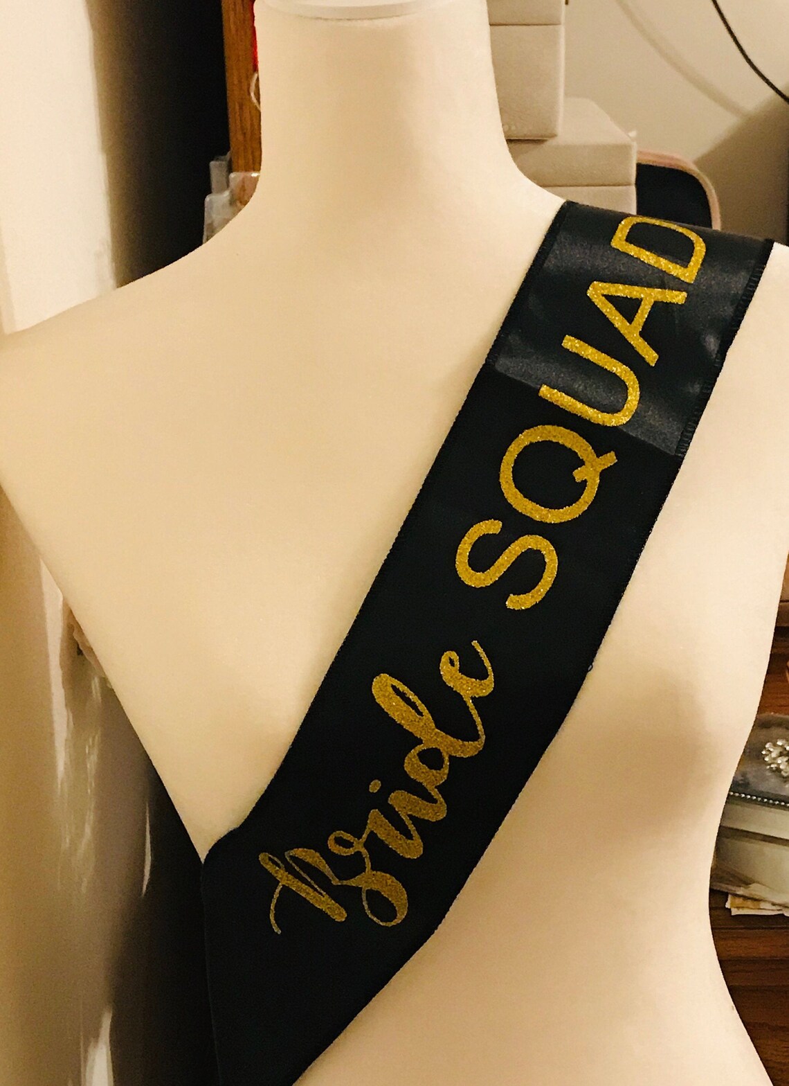 Bride squad sash Bachelorette Party Sash Bridal Party Sash Etsy