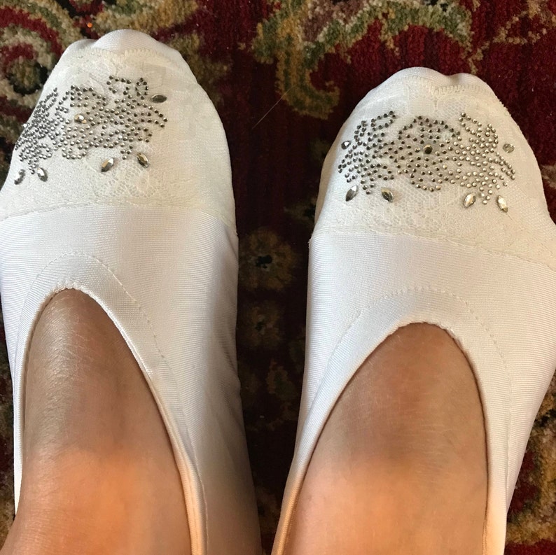 wedding ballerina slippers