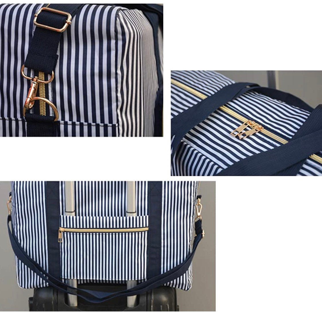Large Duffle Travel Bag Fits Under Airline Seat Slides Over Etsy