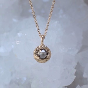 Salt and Pepper Diamond Pendant