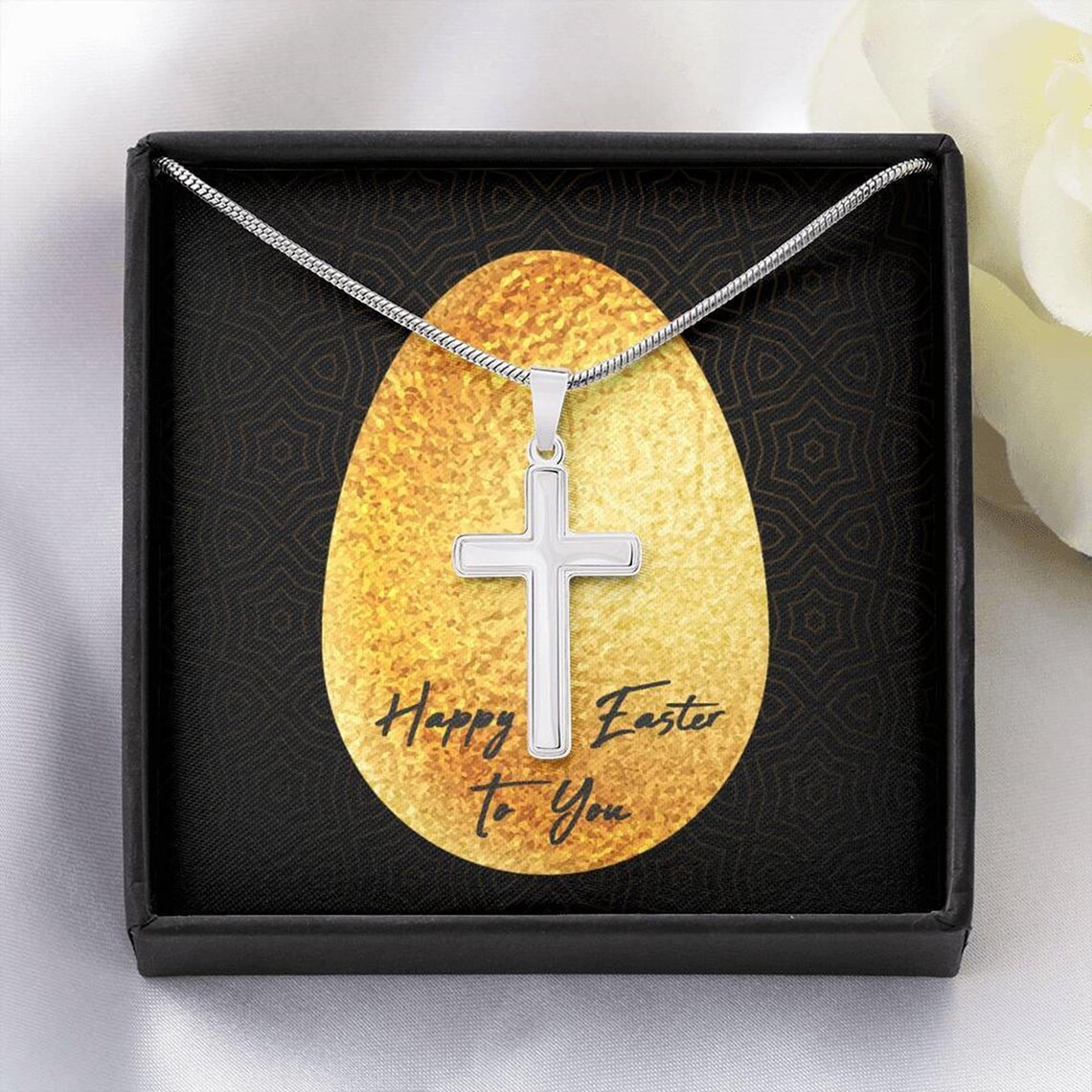Easter Gift Adults Easter Gifts for Boys Cross Necklace for Etsy