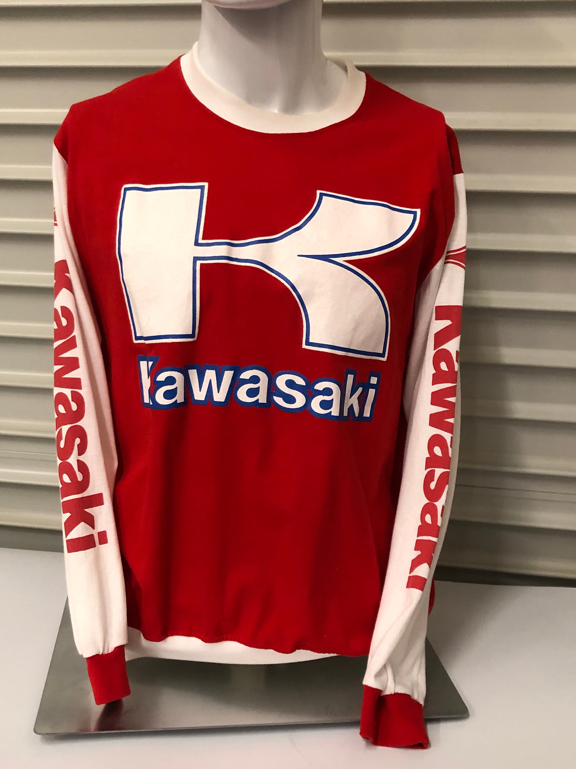 VINTAGE Kawasaki Motocross Jersey Dirt Bike M L see Specs Supercross Racing Etsy