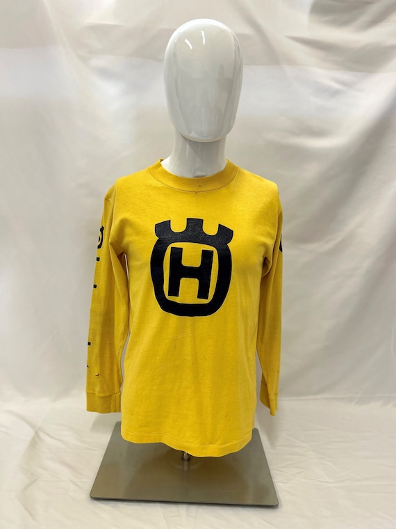 Vintage Husqvarna Husky Products 70's-80's Yellow… - image 1