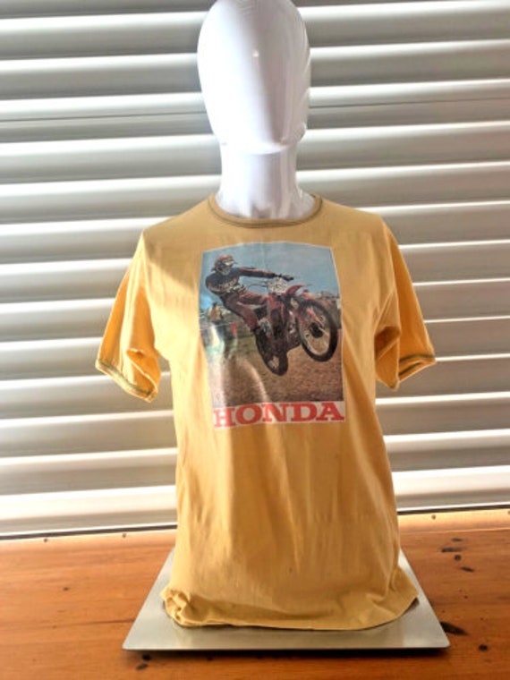 Vintage Rare Motocross 1974 Elsinore Honda T-Shir… - image 1