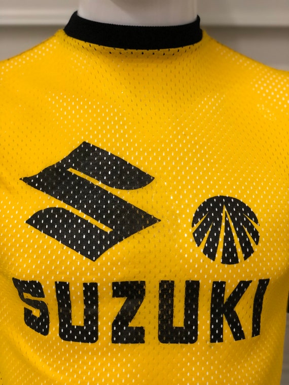 StiffieBrand Suzuki Vintage Short Sleeve Jersey SM T-Shirt Moto Dirt Bike Supercross MX Race
