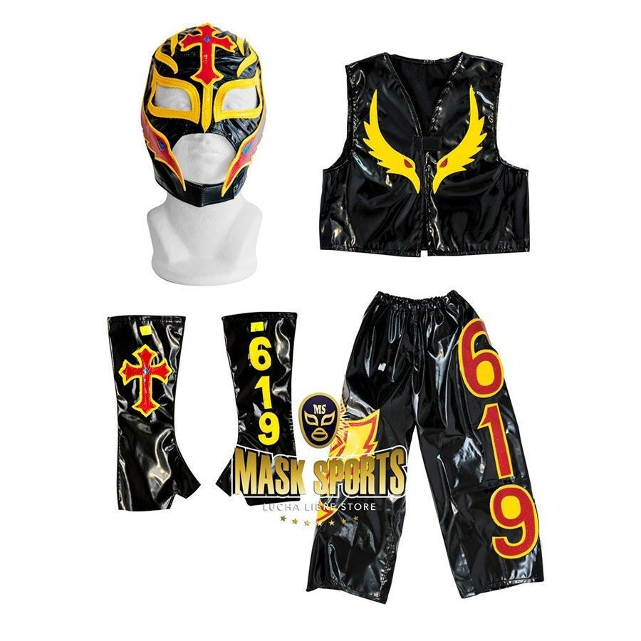 Masque De Lucha Libre Laredo Kid - Vert, Adulte - Idéal Pour Halloween