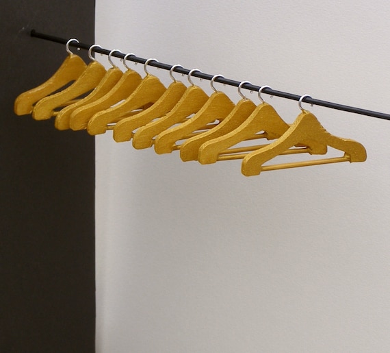 miniature hangers doll clothes