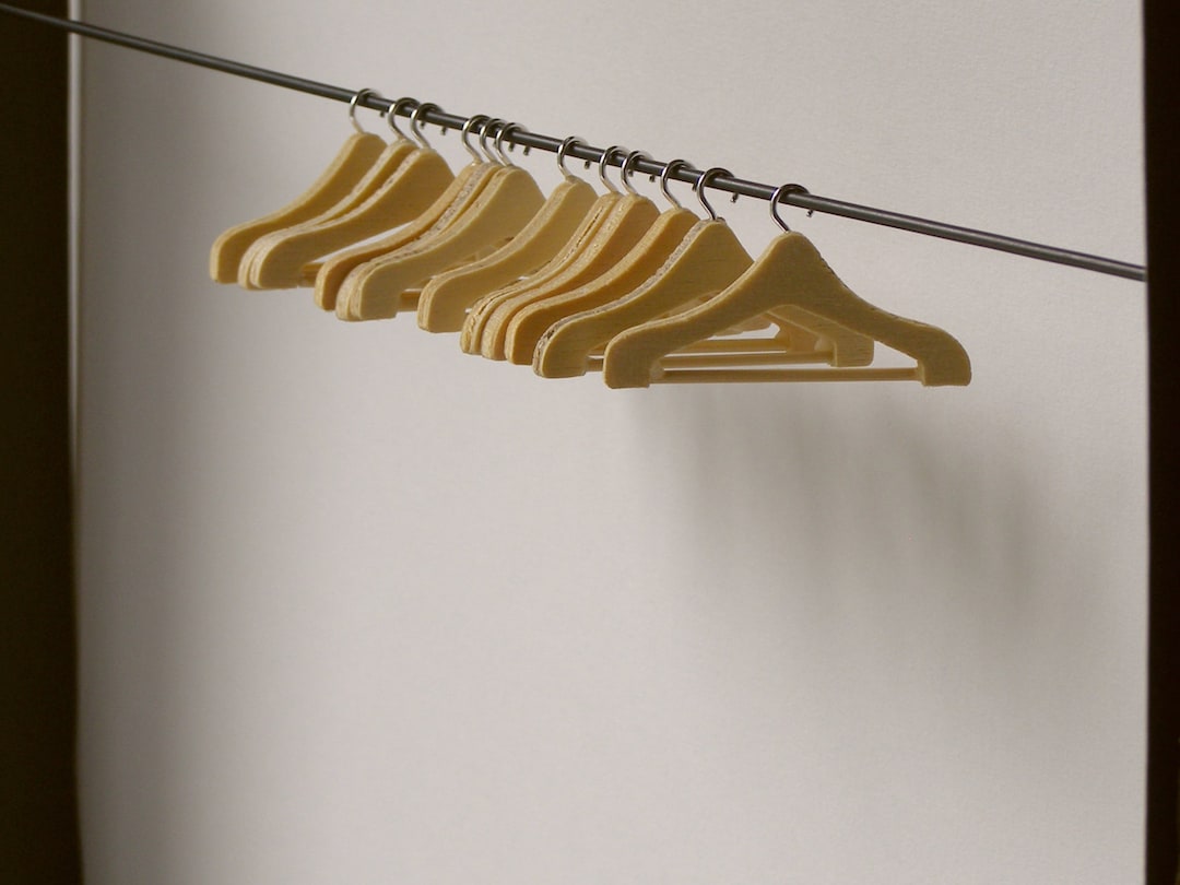 Bulk Order Mini Hangers 100 Pcs Wholesale Hangers Natural Etsy