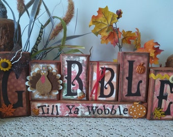 Gobble till ya wobble blocks