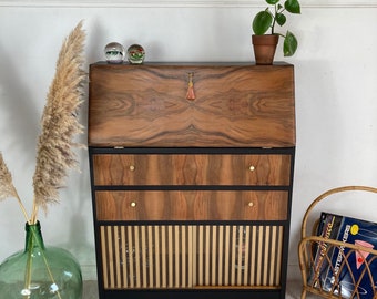 Vintage Cocktail Cabinet Bureau Style